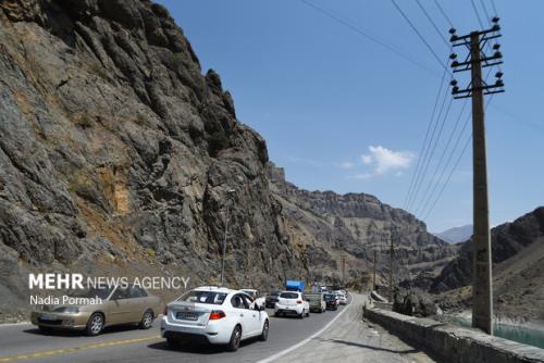 بخشی از جاده چالوس بازگشایی شد