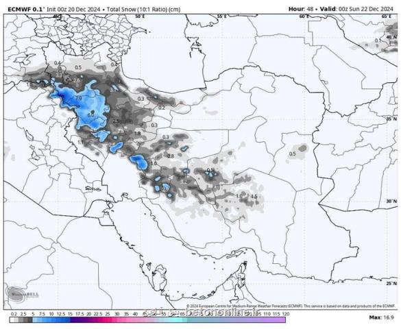 هواشناسی ایران 23 دی شروع بارش گسترده برف و باران در 25 استان